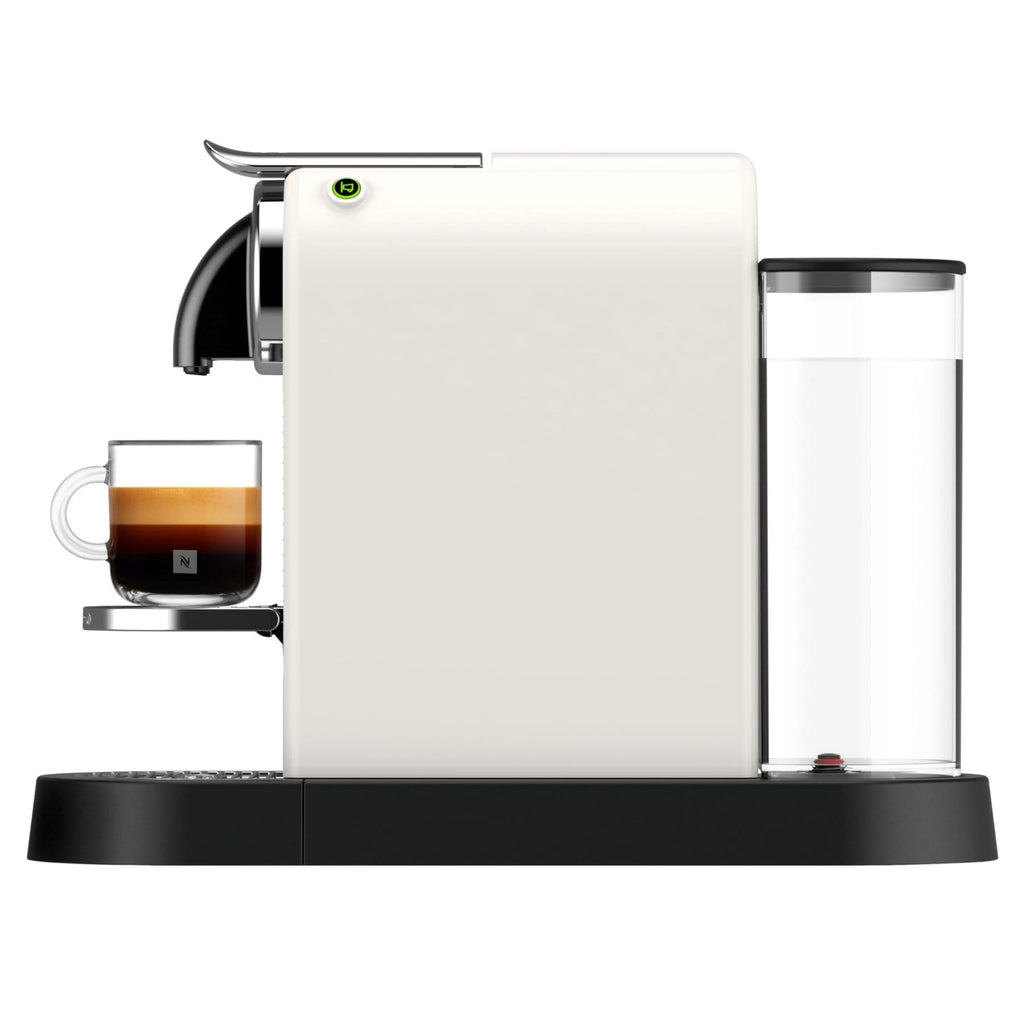 Machine à Café Citiz Blanc, 19 Bars + Kit de Bienvenue, Design Moderne, Expresso et Lungo, Arrêt Automatique, Blanc