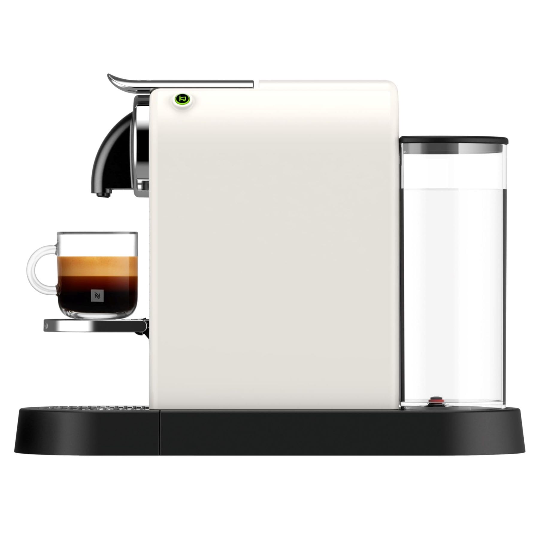 Machine à Café Citiz Blanc, 19 Bars + Kit de Bienvenue, Design Moderne, Expresso et Lungo, Arrêt Automatique, Blanc