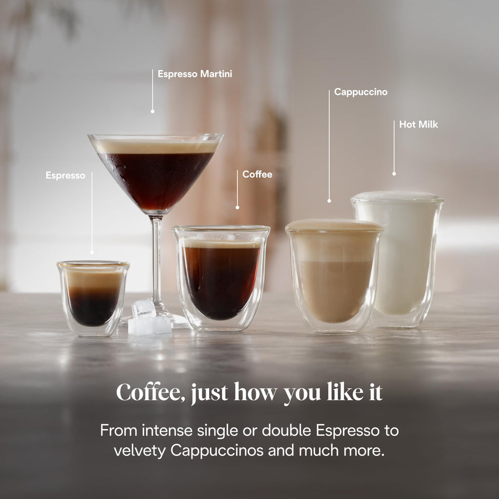 Linea Classic Machine à café manuelle avec tige vapeur, machine à expresso avec pompe barista, buse pour cappuccino, filtre double paroi, 15 bar, tasse jusqu'à 13 cm, acier