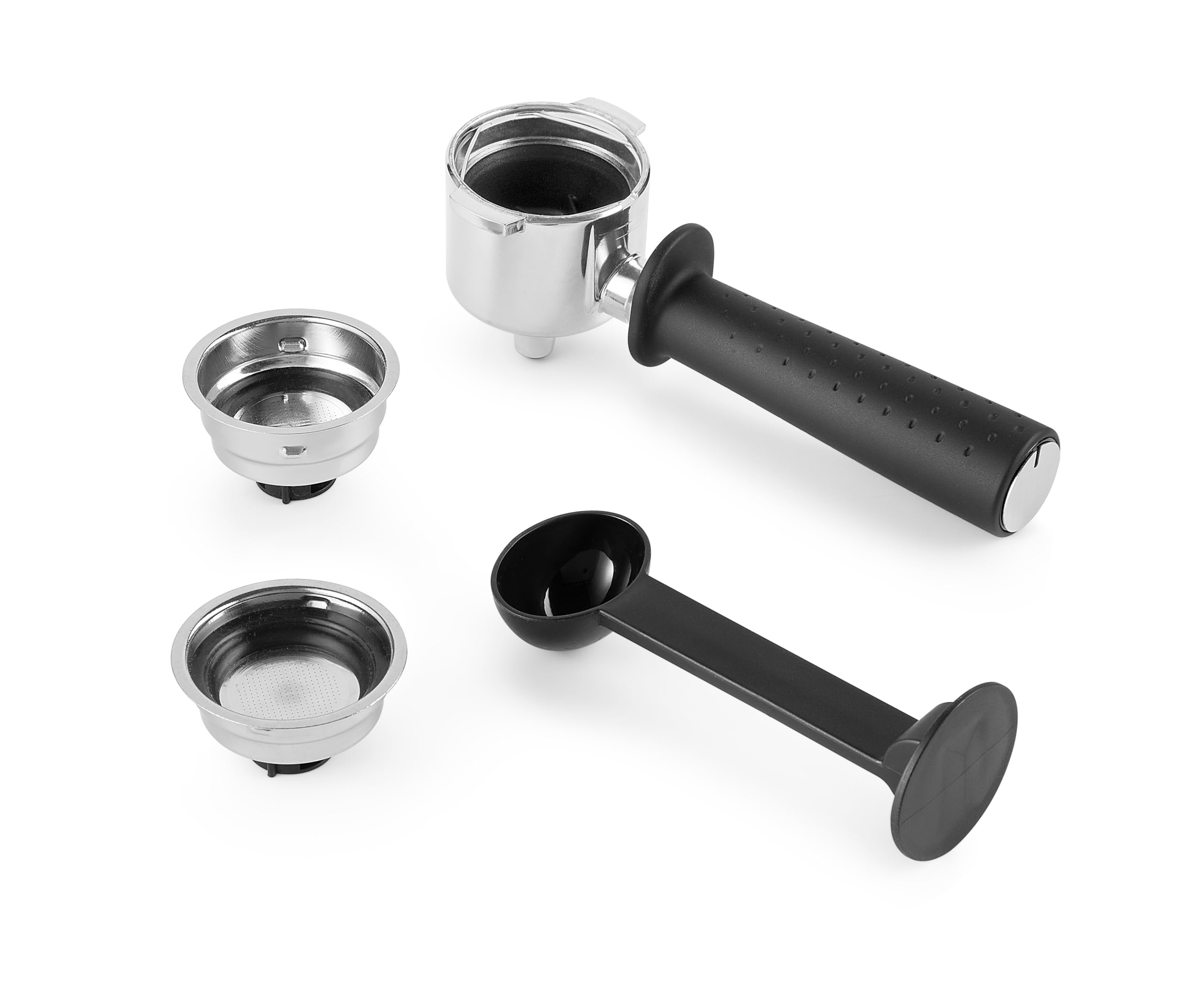 Stilosa, Machine à Expresso avec Bar Barista, Cafetière et Machine à Cappuccino, Noir, 1100 W